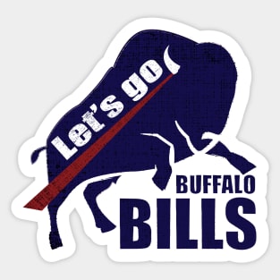 Let’s go Buffalo Bills Football Sticker